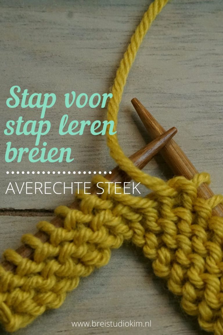 Steek van de maand: Lussensteek breien
